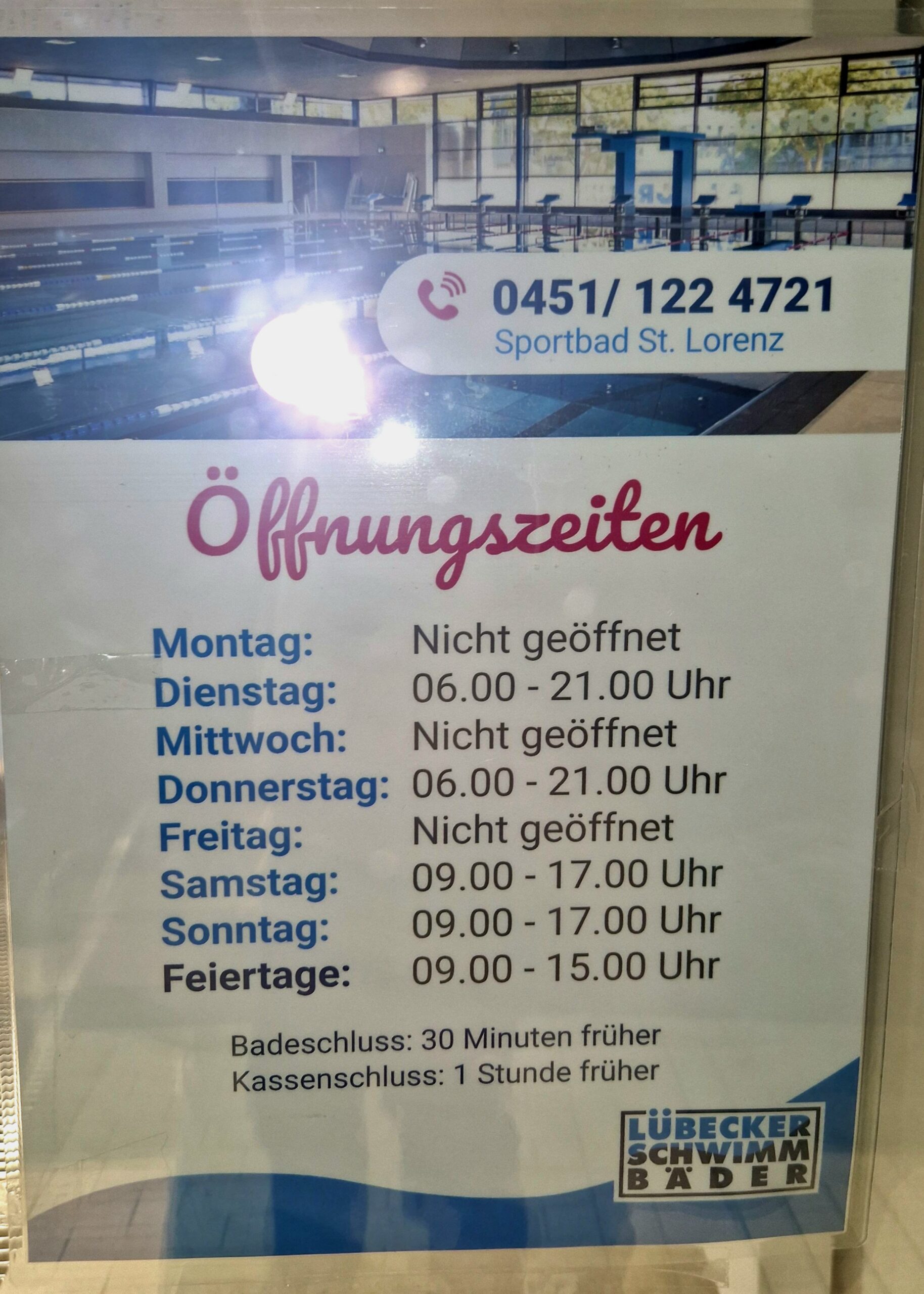Ich wollte heute schwimmen gehen …