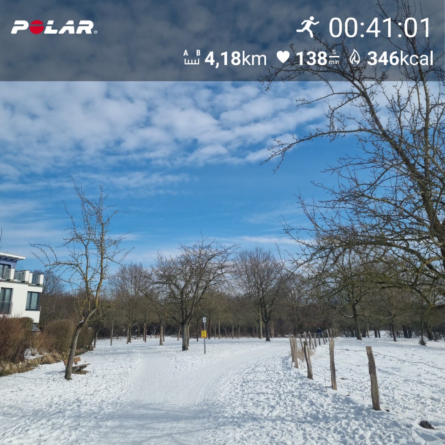 [Flex90 W2-2]: 40 min lockerer Dauerlauf (HF 140-146)