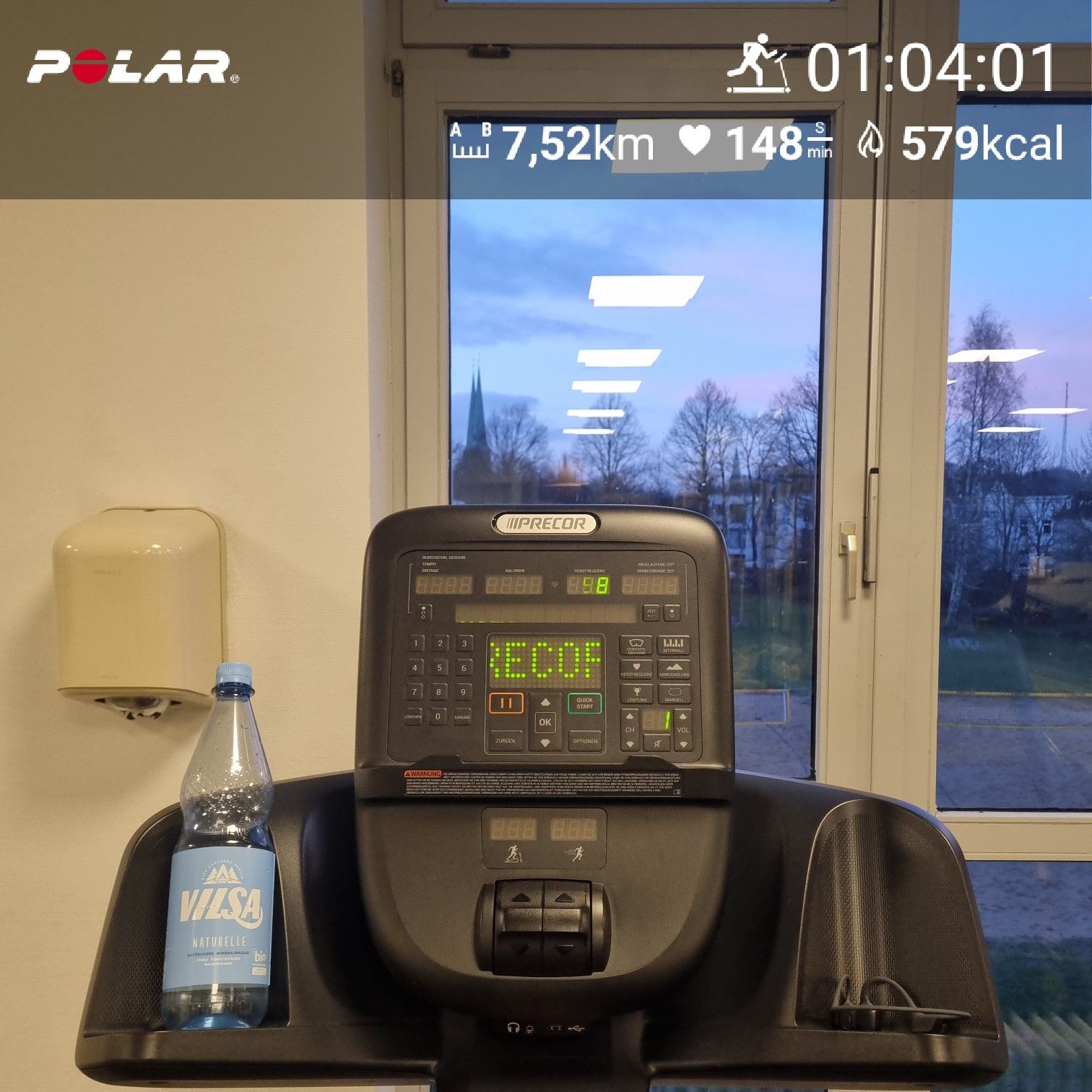 [Flex90 W4-3]: 60 min lockerer Dauerlauf (HF 134-140)