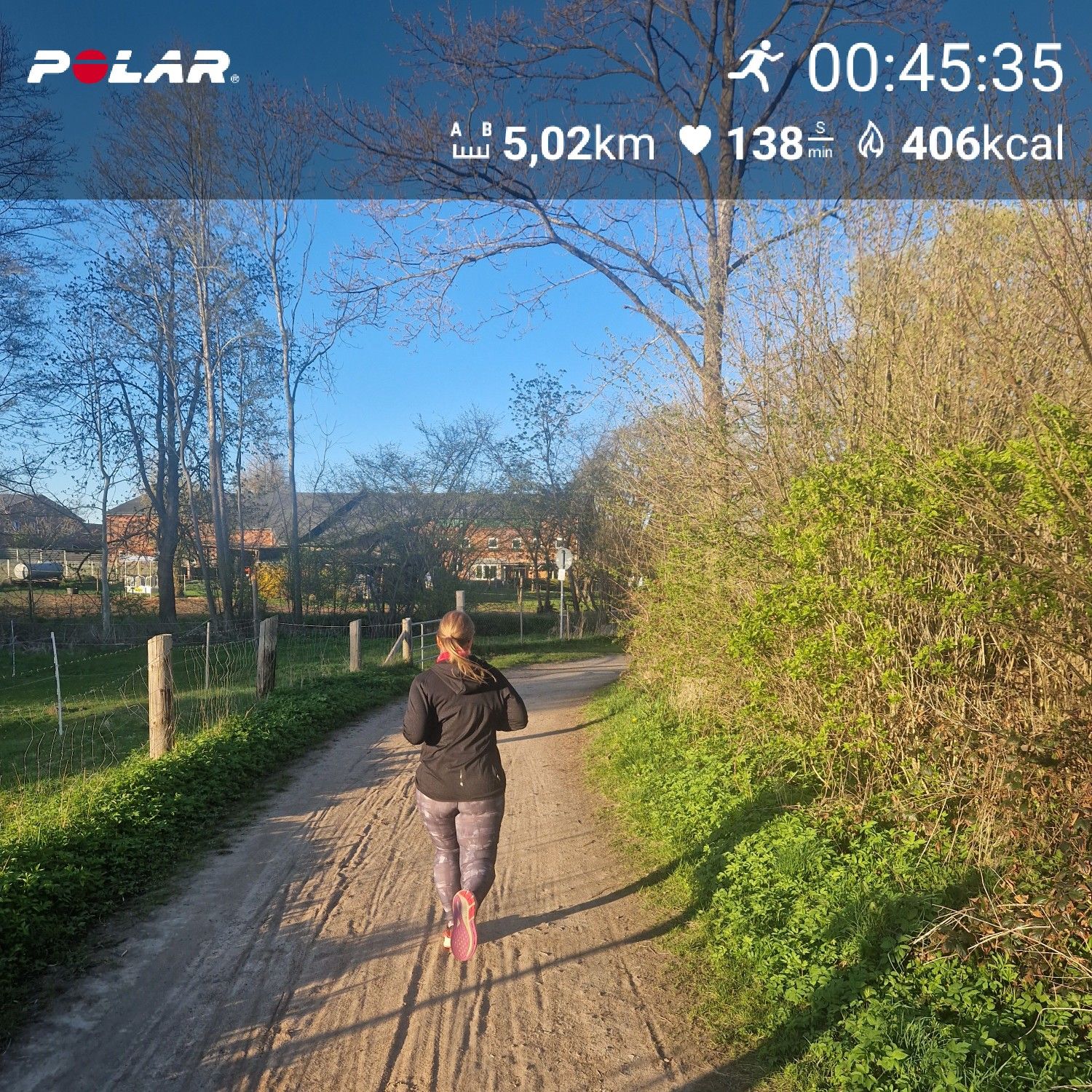 [Flex90 W7-1]: 40 min lockerer Dauerlauf (HF 144-150)