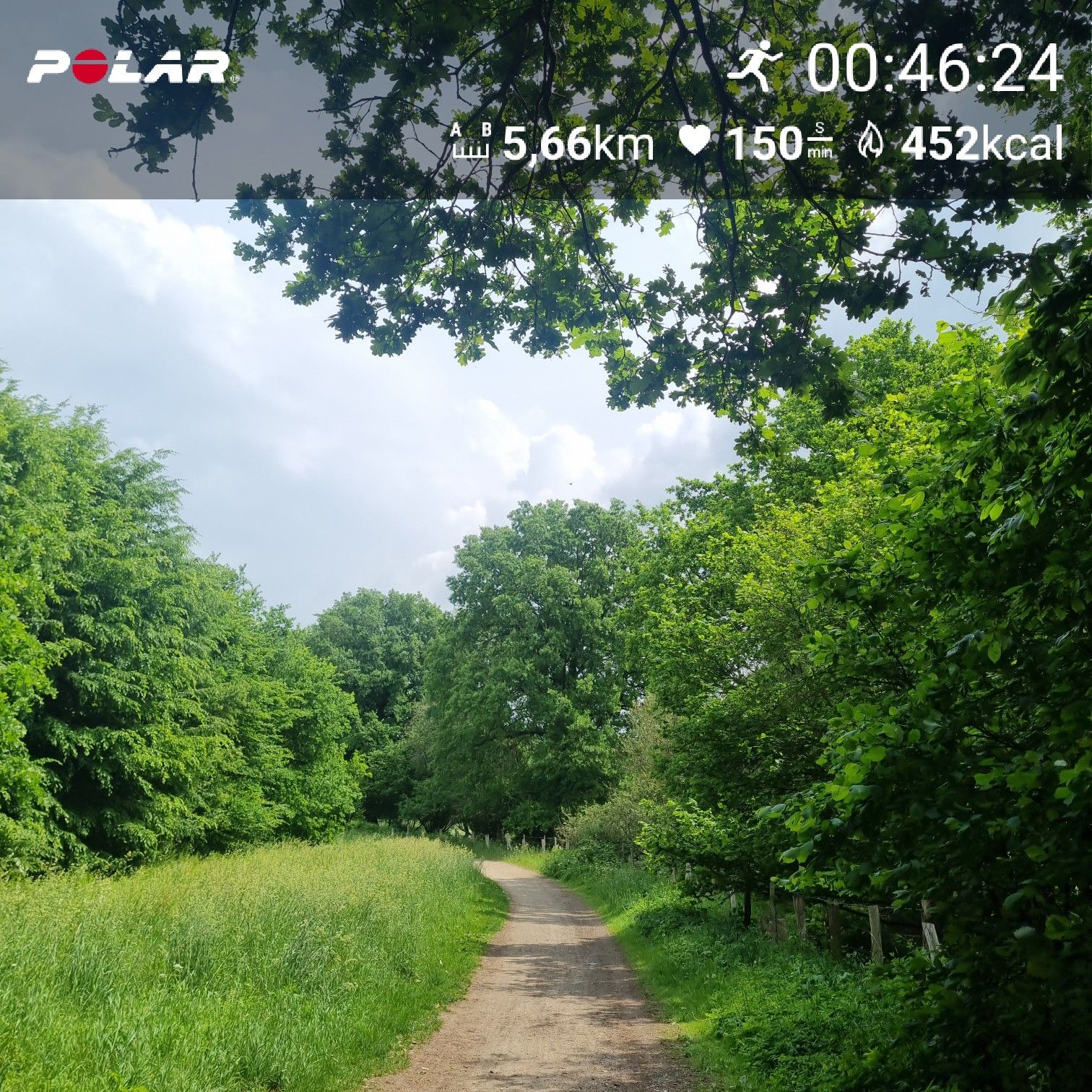 Lockerer Mittagspausenlauf