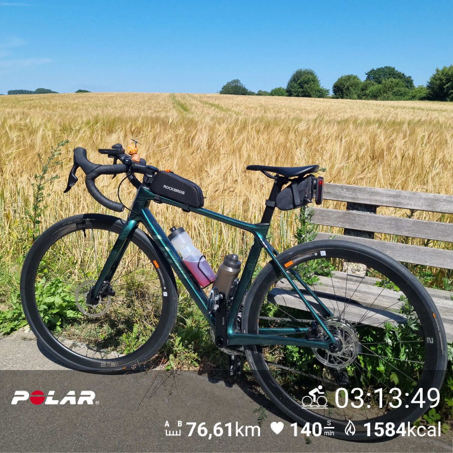 Sonntagsrennradrunde nach Süden